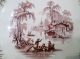 Antique Mulberry Plate - 9 - 1/2 