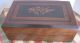 Antique Victorian Burl Walnut And Ebony Lapdesk - Marquetry Work Boxes photo 2