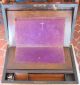 Antique Victorian Burl Walnut And Ebony Lapdesk - Marquetry Work Boxes photo 4