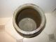 Antique Stoneware Salt Glaze Crock - Cobalt Decorated - 9 1/2 
