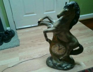 Vintage Horse Clock photo