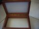 Vtg.  Box Walnut Wood Cigar Humidor Decatur Inc.  Jewelry Trinkets Collectibles Boxes photo 1