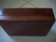 Vtg.  Box Walnut Wood Cigar Humidor Decatur Inc.  Jewelry Trinkets Collectibles Boxes photo 2