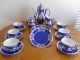 Vintage Hertel Jacob Co Bavaria Germany Sterling Silver On Porcelain Tea Set Teapots & Tea Sets photo 1