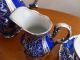 Vintage Hertel Jacob Co Bavaria Germany Sterling Silver On Porcelain Tea Set Teapots & Tea Sets photo 7