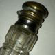 Antique Victorian England Perfume Horn Bottle Scent Cut Glass Vile (2) Perfume Bottles photo 1