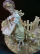 Wonderful Antique Figurine Volkstedt Of Young Woman. Figurines photo 4