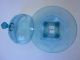 Antique Blue Glass Container Other photo 2