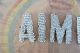 Antique Shabby Chic French Beaded Letters Word / Aime /fleuriste Other photo 2