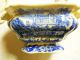 Tureen For Sauce White And Blue Scene Of Castle And River Boats 4 Pieces Tureens photo 3
