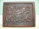 Fine 19thc Art Nouveau Panel With Carved Horns & Pomegranates Other photo 1