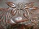 Fine 19thc Art Nouveau Panel With Carved Horns & Pomegranates Other photo 3