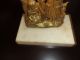 Vint.  3 Arm Figural Candleabra,  Marble Base/ Prisms Other photo 3