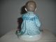 Rare Antique Meissen Baby Girl & Dog Figurine Figurines photo 3