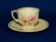 Royal Doulton Orchid Flowers Demitasse Cups Saucers Set Vintage China Coffee Tea Cups & Saucers photo 2