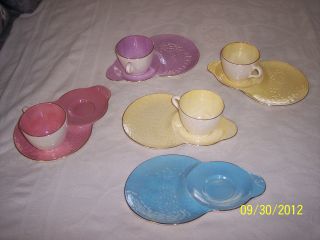 Maling Luster Ware Tennis Plates And Cups photo