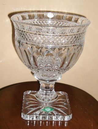 Lead Shannon 24% Crystal Compote_ireland Design Bowl_center Table_cristal - 2 photo