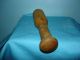 Antique Small,  Primitive,  Wooden Pestle,  Masher For Herbs,  Flat Bottom 6 - 1/8 
