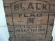 Vintage Black Flag Insecticide 5 Gallon Wood Crate Box Boxes photo 1