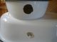 Antique Lisk Flintstone Porcelain Enameled Baby Bath Tub & Large Wash Basin Bowls photo 1