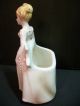 Gone With Wind Type Southern Belle Ceramic Porcelain Planter/pink/japan/ex.  Con. Planters photo 10