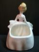 Gone With Wind Type Southern Belle Ceramic Porcelain Planter/pink/japan/ex.  Con. Planters photo 4
