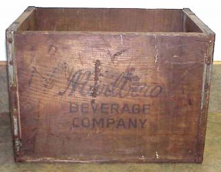 Vintage Rare 1950’s Marlboro Beverage Company Wooden Crate Made Seattle 12/quart photo