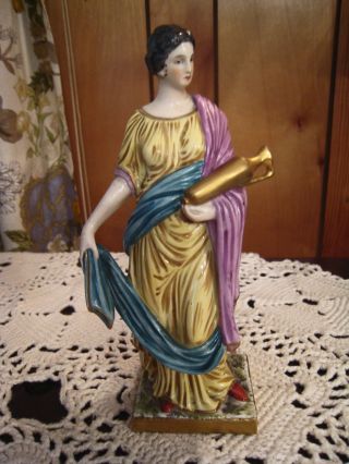 19th Cent Capodimonte - Roman Lady With Amphora - No.  1 photo