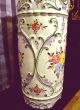 Antique Porcelain Floor Vase/umbrella Stand Nm Handpainted Reliefs Flowers Lrg Vases photo 5