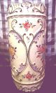 Antique Porcelain Floor Vase/umbrella Stand Nm Handpainted Reliefs Flowers Lrg Vases photo 6