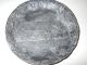 Antique Small Lead Dish Embossed W/washingtons Headquarters Newburgh Ny Metalware photo 1