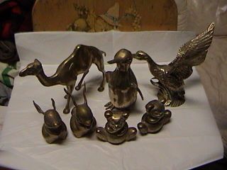 Vintage Brass Reduction,  Penguin,  Duck,  Camel,  Bunnies,  Koala Bears,  U Get 1 photo