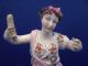 German Bisque Porcelain China Goddess Figurine With Baton Figurines photo 1