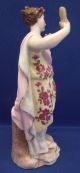 German Bisque Porcelain China Goddess Figurine With Baton Figurines photo 3