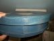 Antique Wood Cheese Box Hand Painted - 15 