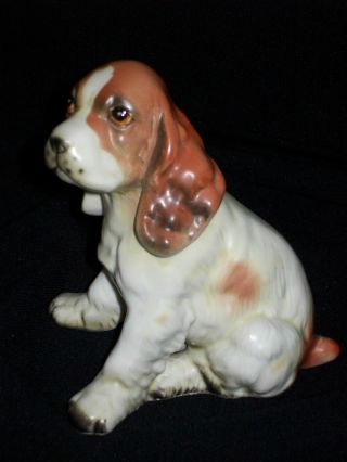 Vintage Porcelain Or Ceramic Puppy Dog Figurine photo
