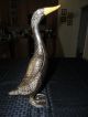 Tall Gorgeous Vintage Ceramic Porcelain Duck Figurine Signed Numbered Figurines photo 1