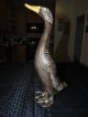 Tall Gorgeous Vintage Ceramic Porcelain Duck Figurine Signed Numbered Figurines photo 3