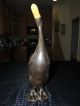 Tall Gorgeous Vintage Ceramic Porcelain Duck Figurine Signed Numbered Figurines photo 4