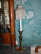 Pair Of Stunning Large French Early 20th Century Glass Beaded Candle Shades Lamps photo 2