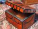 Wood Casket Box With Painted Angel/putti Motif Boxes photo 3