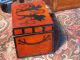 Wood Casket Box With Painted Angel/putti Motif Boxes photo 4