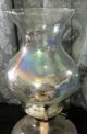 Awesome Irridescent Glass Hurricane Oil Lamp Globe/chimney/shade Vintage Beaded Lamps photo 1