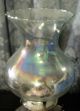 Awesome Irridescent Glass Hurricane Oil Lamp Globe/chimney/shade Vintage Beaded Lamps photo 5