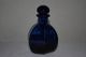 Antique Cobalt Blue Perfume Bottle With Dauber Perfume Bottles photo 1