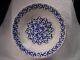 Antique 1840 ' S Staffordshire Blue & White Spongeware Bowl W/ Beaded Rim Bowls photo 5