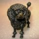 2 Austrian Vienna Bronze Sculptures Of Dogs,  Poodles Metalware photo 1