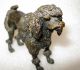 2 Austrian Vienna Bronze Sculptures Of Dogs,  Poodles Metalware photo 2