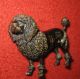 2 Austrian Vienna Bronze Sculptures Of Dogs,  Poodles Metalware photo 3