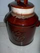 Vintage Ceramic Mccoy Jar Bicentennial 1976 Brown Glazed Jars photo 2